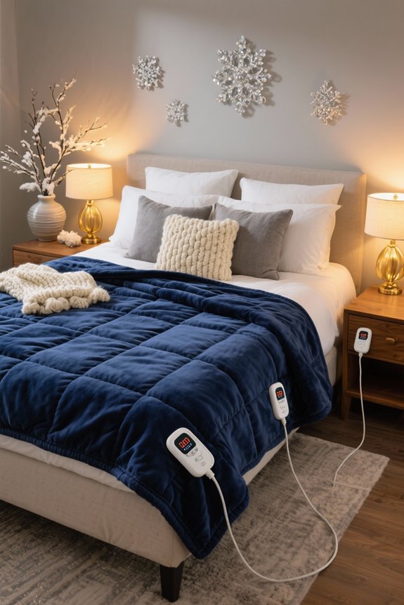 comfortable convenient heated blankets