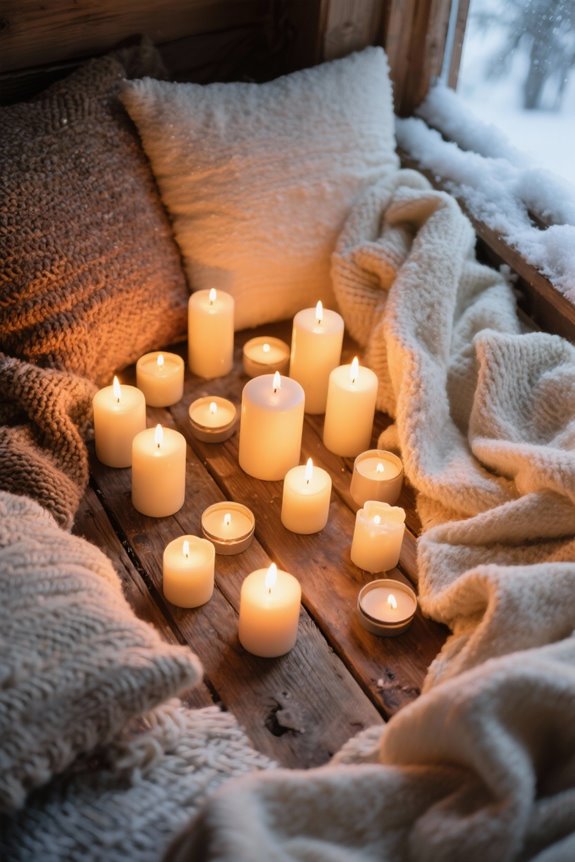 cozy ambiance with candles