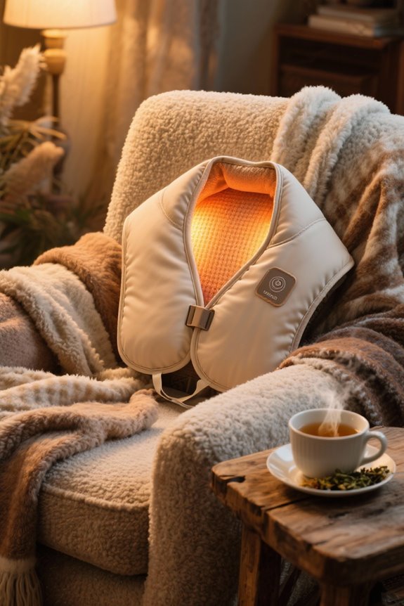 heated wrap comfort features