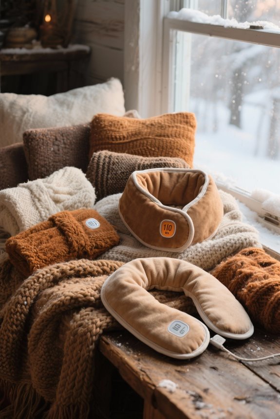 heated wraps for muscle relaxation