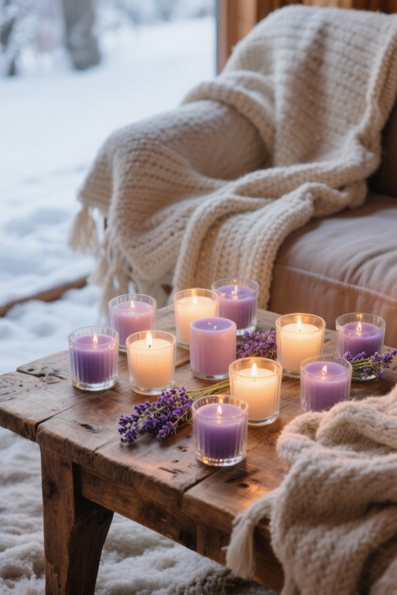 lavender candles for relaxation