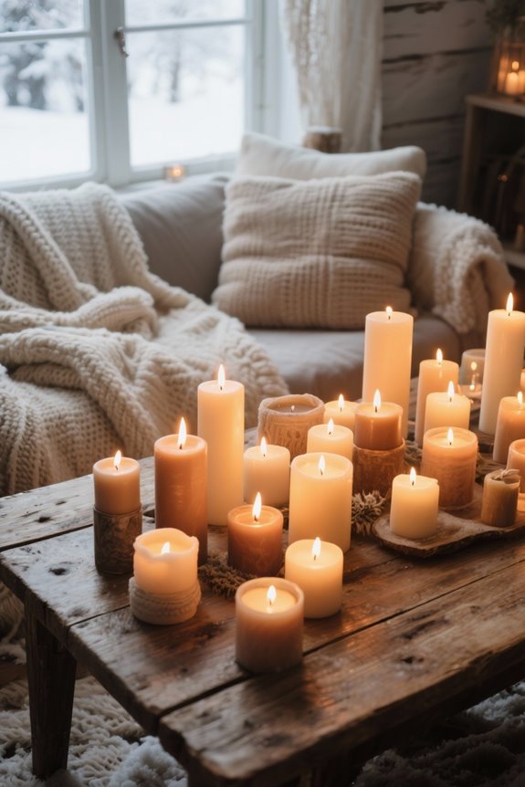 long lasting home illumination candles