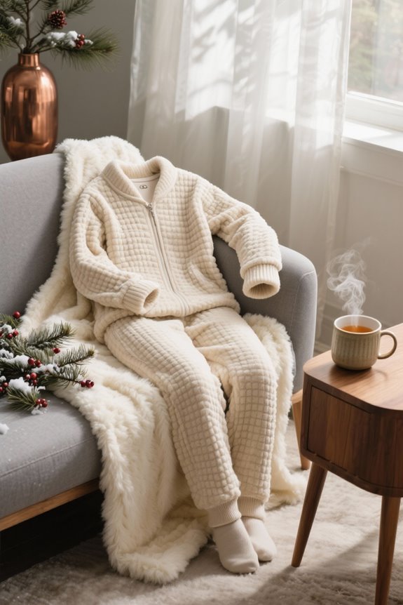 moisture regulating thermal loungewear