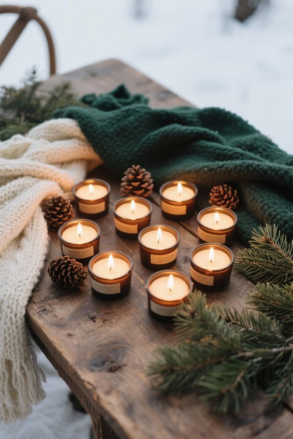 pine scented candles for home