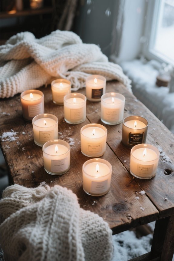 top container candles selection