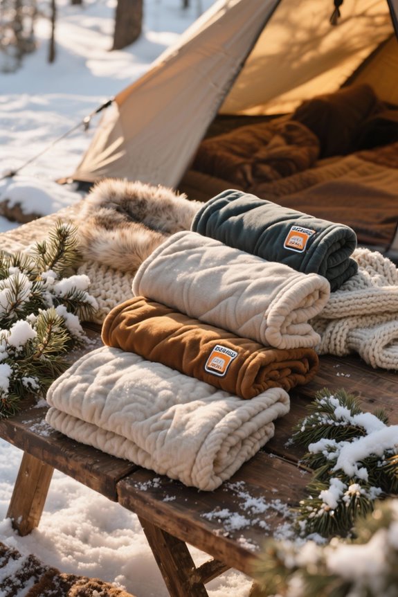 top heated camping blankets