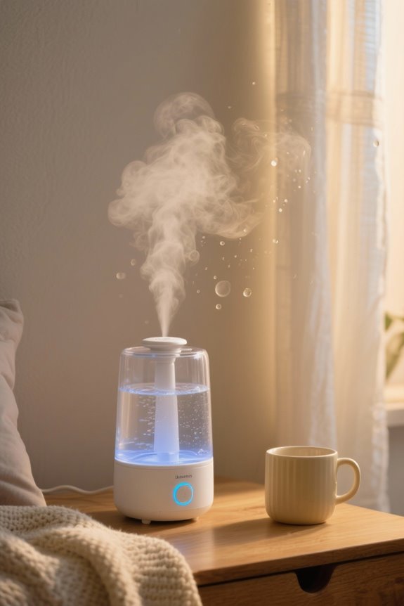 ultrasonic humidifier mist formation