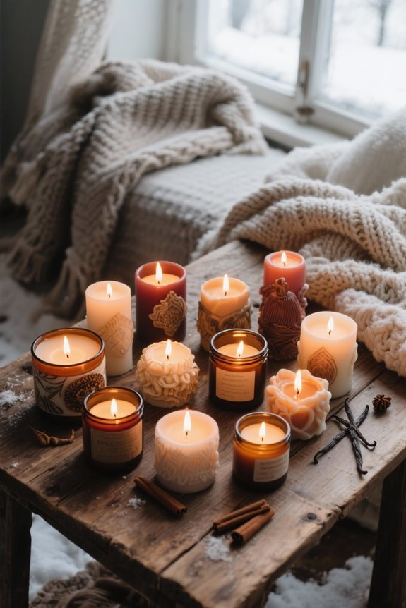 unique scented artisan candles