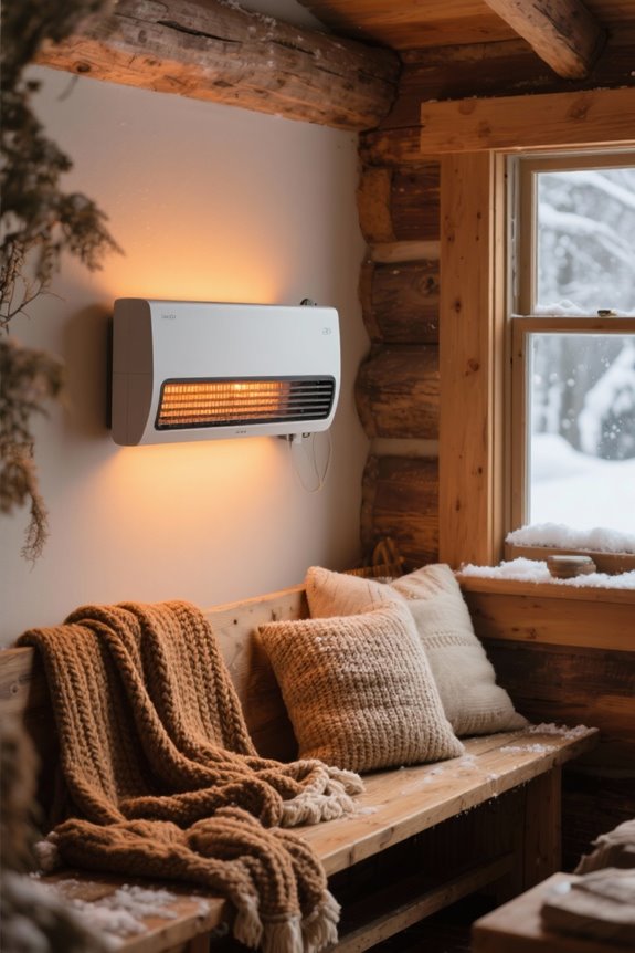 wall mounted space heaters list
